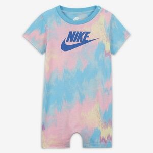 ⭐3/$15⭐ Nike Tie-Dye Jersey Knit Baby Romper Size 3M